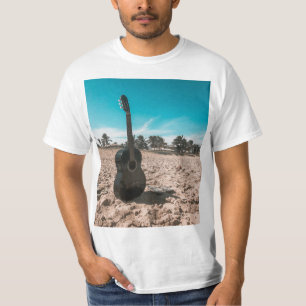 Camiseta Hermosa guitarra acústica