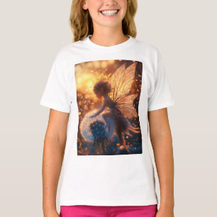 Camiseta Hermosa hada de sol con Dandelion