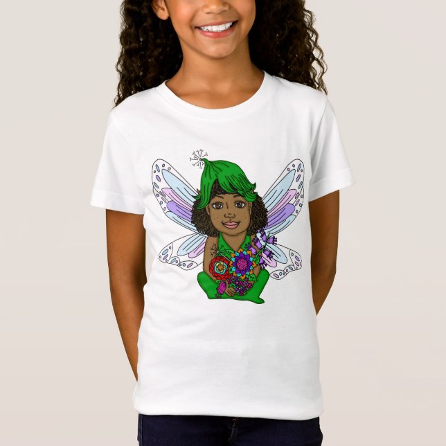 Camiseta Hermosa hada étnica (Anverso)