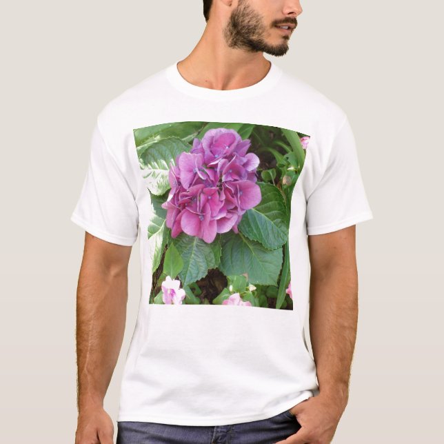 Camiseta Hermosa Hydrangea (Anverso)