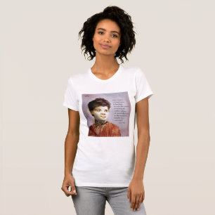 Camiseta Hermosa Ida B Wells Watercolor Retrato Mujeres