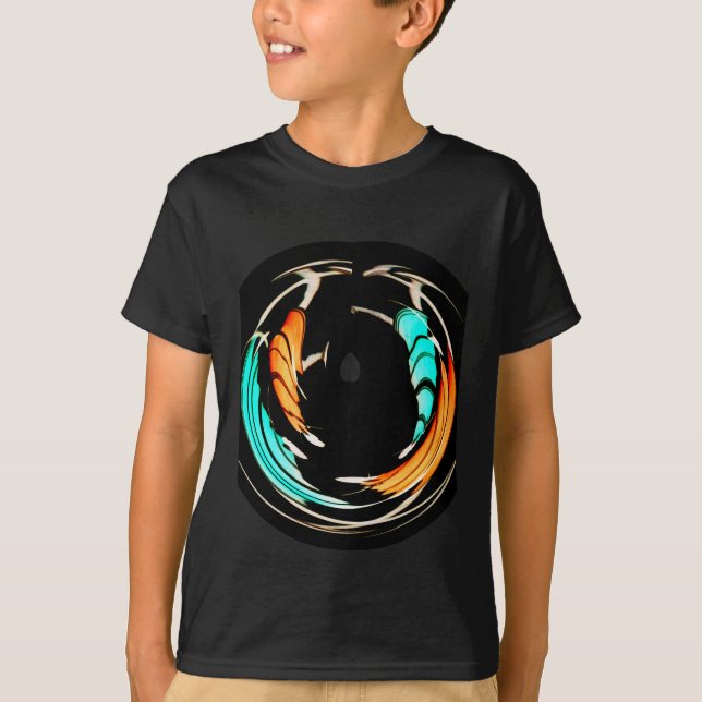 Camiseta Hermosa imagen de arte en estilo africano (Anverso)