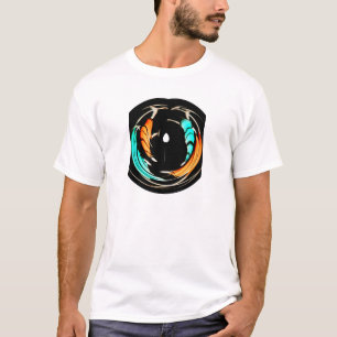 Camiseta Hermosa imagen de arte en estilo africano