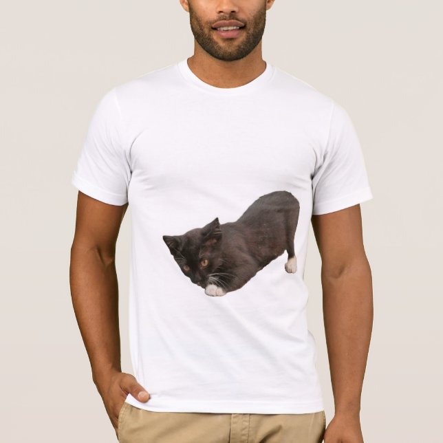 Camiseta Hermosa imagen de gato (Anverso)