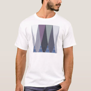 Camiseta Hermosa impresión de arte de diseño de Chevron