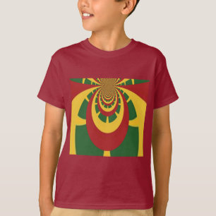 Camiseta Hermosa impresión de arte en colores rastas increí