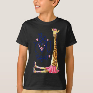 Camiseta Hermosa Jirafa _ Inspira Sé Tú Jirafa Animal