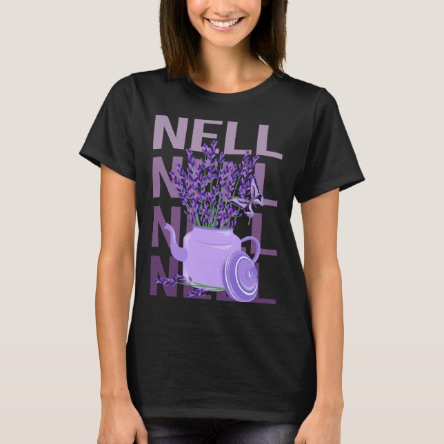 Camiseta Hermosa Lavanda - Nell Name (Anverso)