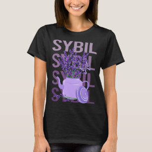 Camiseta Hermosa Lavanda - Nombre Sybil