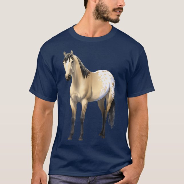 Camiseta Hermosa leche de mantequilla Buckskin Appaloosa Ho (Anverso)