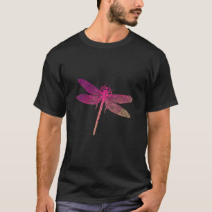 Camiseta Hermosa libélula colorida del insecto