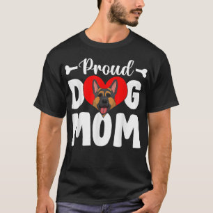 Camiseta Hermosa madre de pastora alemana divertida y diver