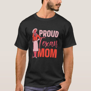 Camiseta Hermosa madre texana patriota Texas dice polilla d