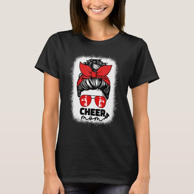 Camiseta Hermosa Mamá Para Mujeres Alegre Mamá Red Messy (Anverso)
