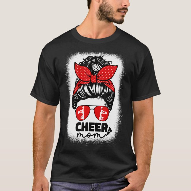 Camiseta Hermosa Mamá Para Mujeres Alegre Mamá Red Messy (Anverso)