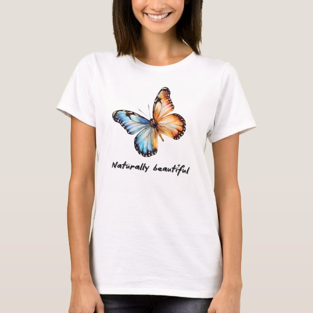 Camiseta Hermosa mariposa (Anverso)
