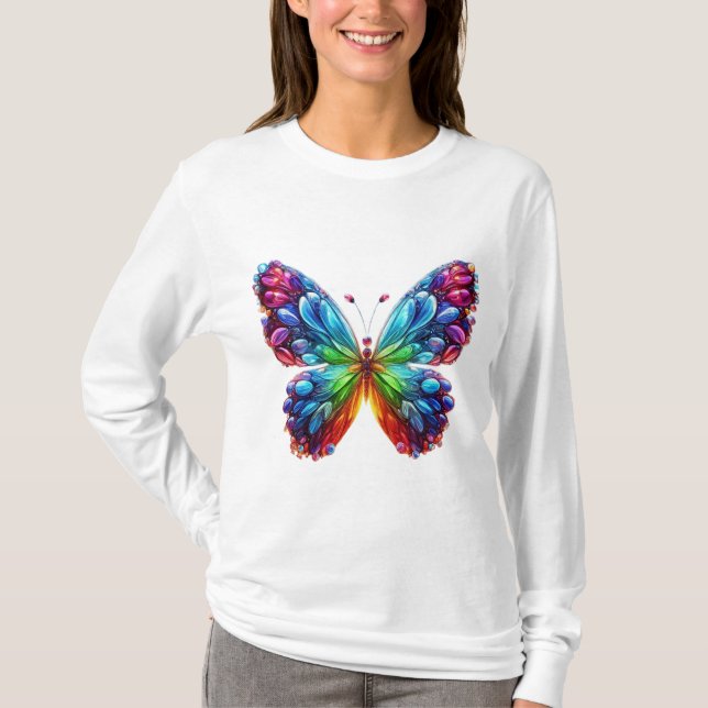 Camiseta Hermosa mariposa (Anverso)