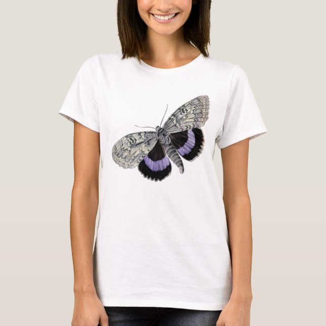 Camiseta Hermosa mariposa azul de cornflower T-Sh (Anverso)