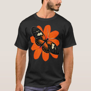 Camiseta Hermosa mariposa en flor diseño mariposa