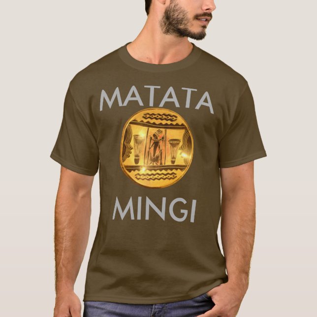 Camiseta Hermosa masculina urbana Hakuna Matata (Anverso)