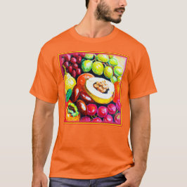 Camiseta Hermosa mezcla de pintura de frutas de uva. ¡Hazte