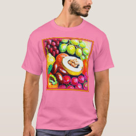 Camiseta Hermosa mezcla de pintura de frutas de uva. ¡Hazte