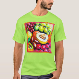 Camiseta Hermosa mezcla de pintura de frutas de uva. ¡Hazte