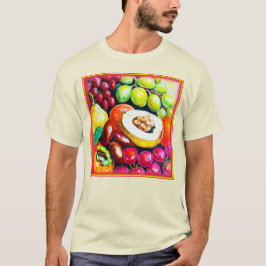 Camiseta Hermosa mezcla de pintura de frutas de uva. ¡Hazte