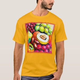 Camiseta Hermosa mezcla de pintura de frutas de uva. ¡Hazte