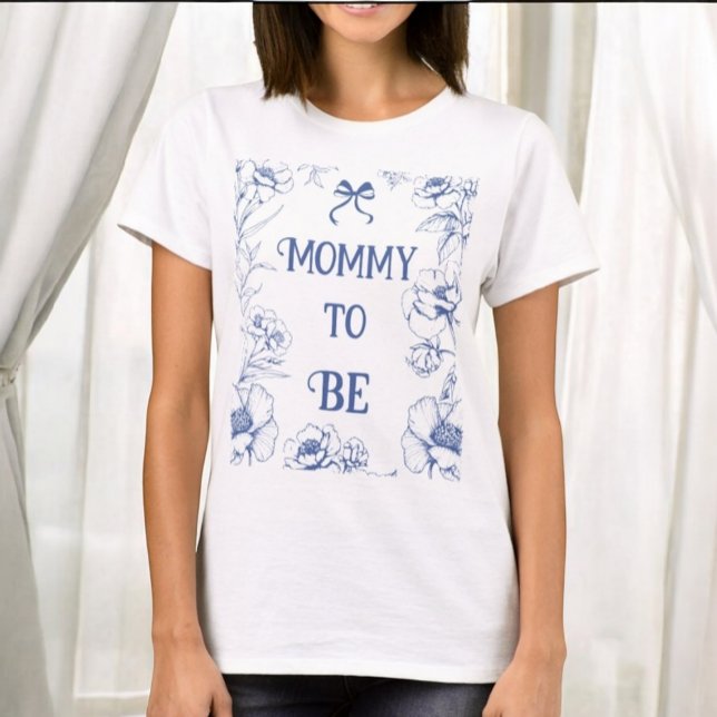 Camiseta Hermosa morena de ornamento azul (Subido por el creador)