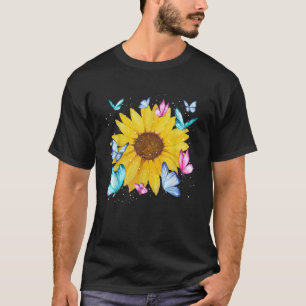 Camiseta Hermosa naturaleza flores amarillas florista marip