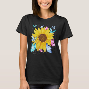 Camiseta Hermosa naturaleza flores amarillas florista marip