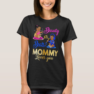 Camiseta Hermosa O Golpea A Mamá Te Ama El Género Revelar