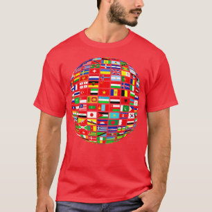 Camiseta Hermosa PAZ en todo el mundo contra el racismo