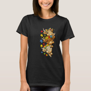 Camiseta Hermosa pieza de rompecabezas de sensibilización s