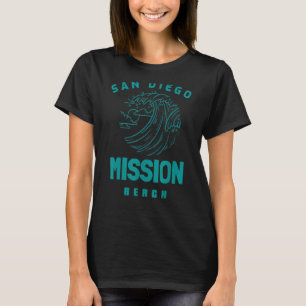 Camiseta Hermosa playa de Mission Beach San Diego Californi