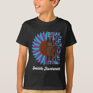 Camiseta Hermosa prevención del suicidio Conciencia Girasol