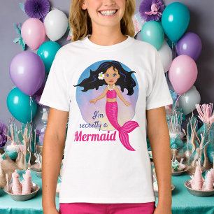 Camiseta Hermosa princesa sirena bajo el mar Chicas