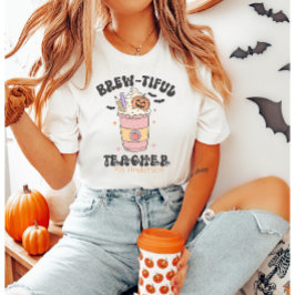 Camiseta Hermosa profesora de personalizable Halloween