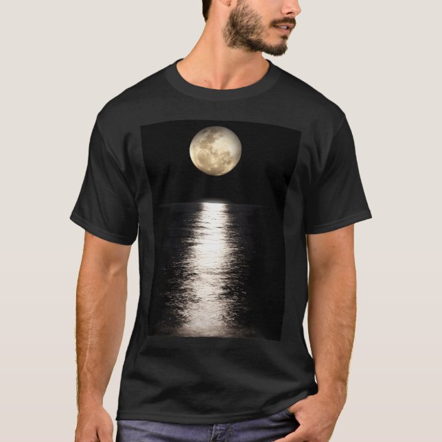 Camiseta Hermosa Reflexión del Lago Luna Llena - Bestseller (Anverso)