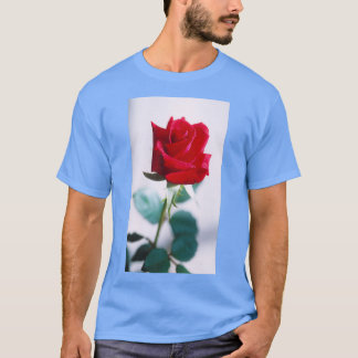 Camiseta Hermosa Rosa Roja
