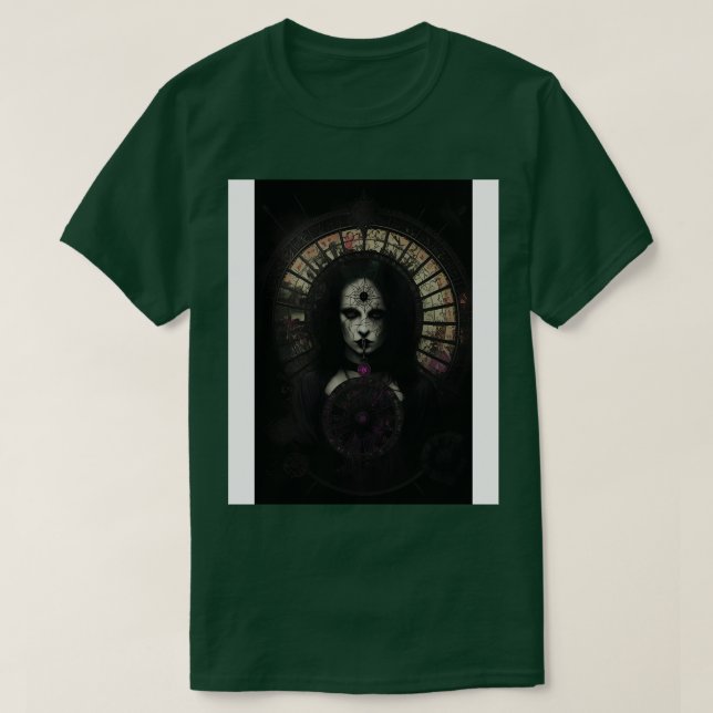 Camiseta Hermosa Rueda Siniestra De La Fortuna 2 (Diseño del anverso)