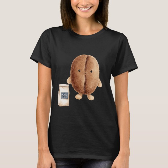 Camiseta Hermosa semilla de café (Anverso)