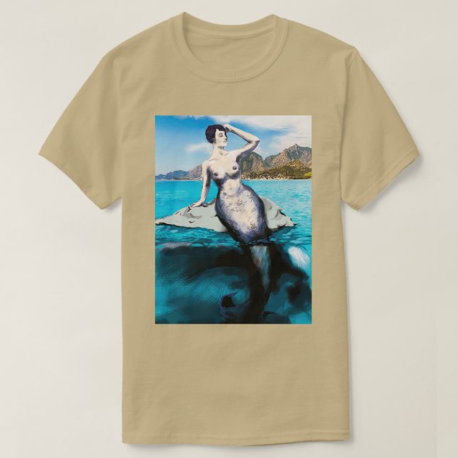 Camiseta Hermosa sirena 3 (Diseño del anverso)