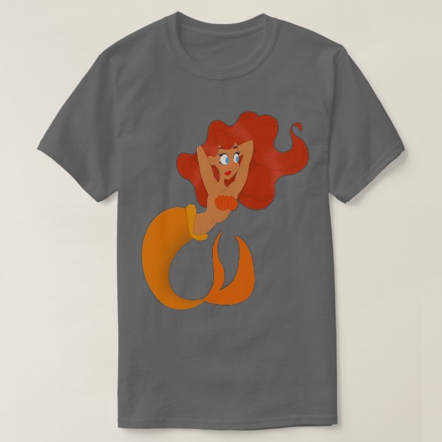 Camiseta Hermosa sirena de Redhead (Diseño del anverso)