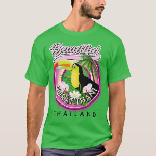 Camiseta Hermosa Surat Thani Tailandia retro