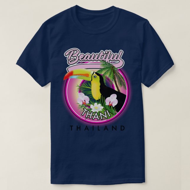 Camiseta hermosa tailandia (Diseño del anverso)