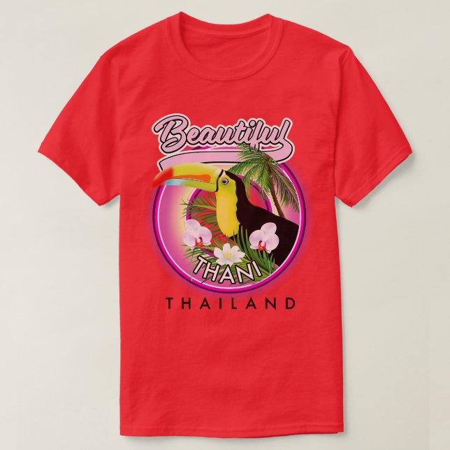 Camiseta hermosa tailandia (Diseño del anverso)