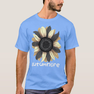 Camiseta Hermosa temporada de otoño de sunflower