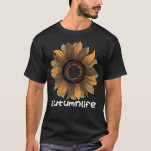 Camiseta Hermosa temporada de otoño de sunflower
